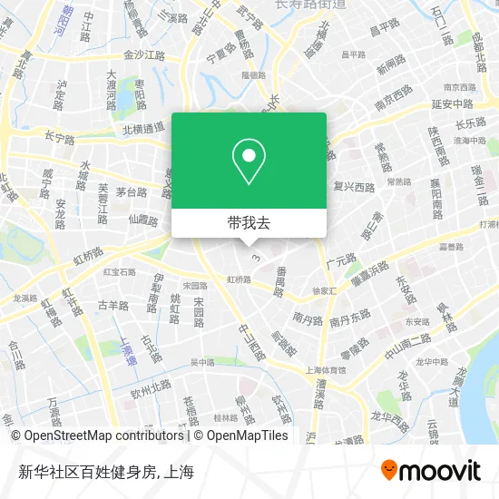 新华社区百姓健身房地图