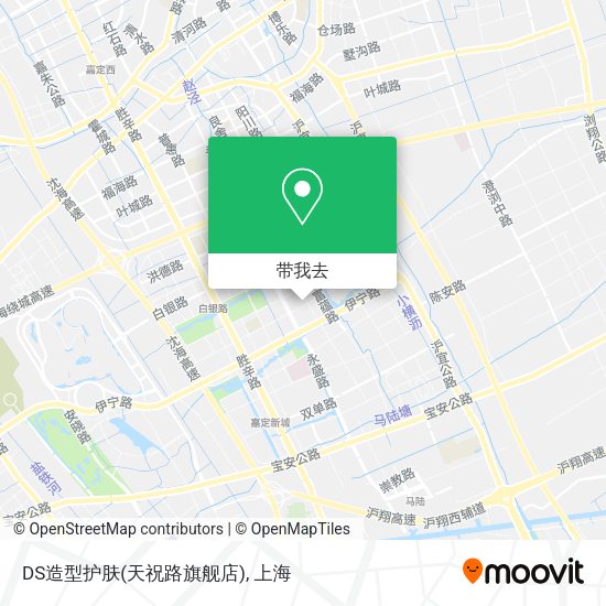 DS造型护肤(天祝路旗舰店)地图