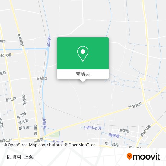 长堰村地图