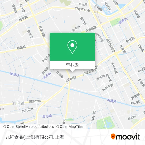 丸钲食品(上海)有限公司地图