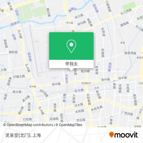 灵泉堂(北门)地图