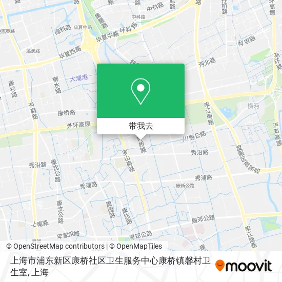 上海市浦东新区康桥社区卫生服务中心康桥镇馨村卫生室地图