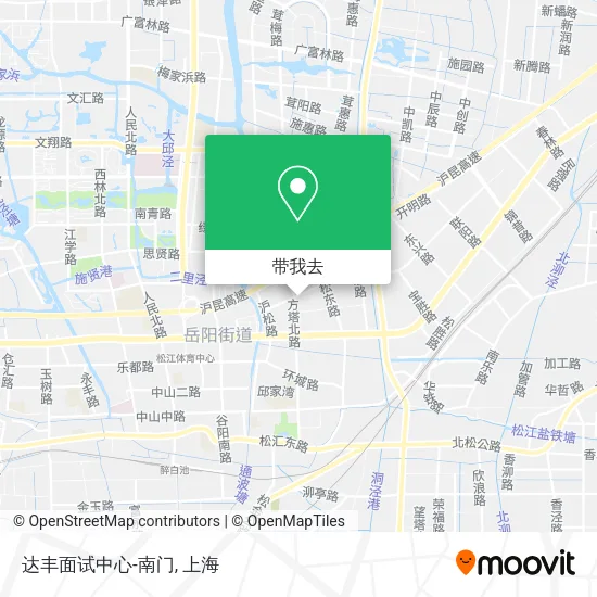 达丰面试中心-南门地图