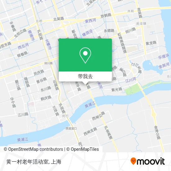 黄一村老年活动室地图