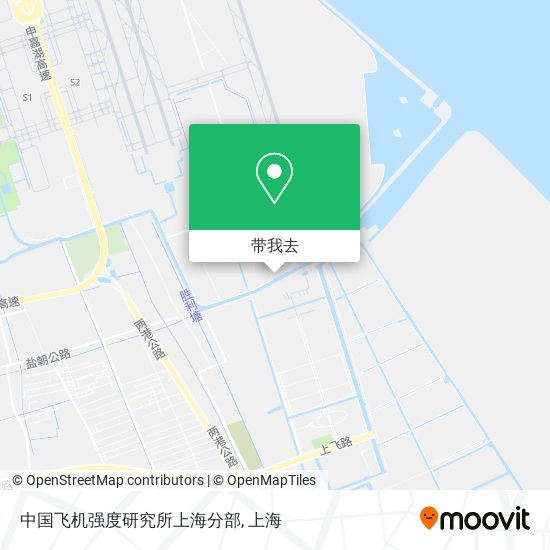 中国飞机强度研究所上海分部地图