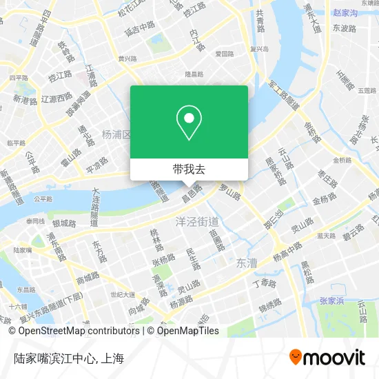 陆家嘴滨江中心地图