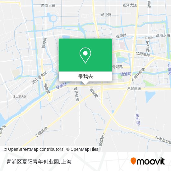 青浦区夏阳青年创业园地图