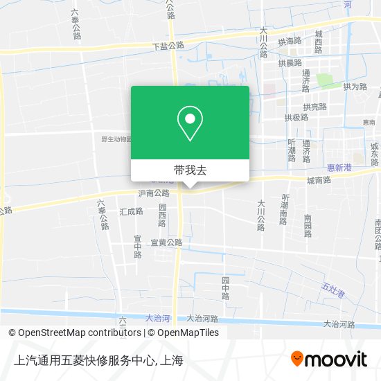上汽通用五菱快修服务中心地图