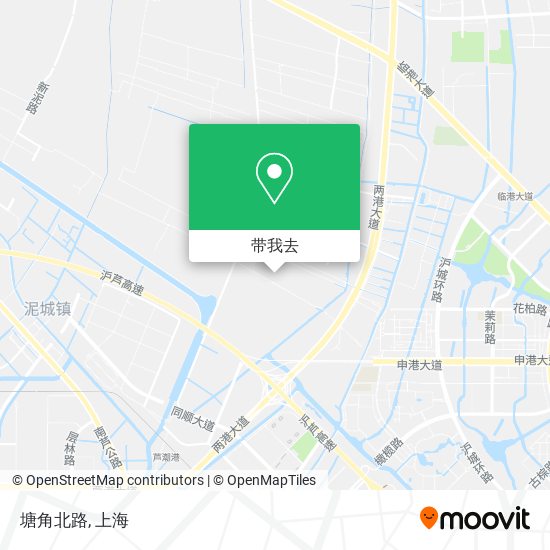 塘角北路地图