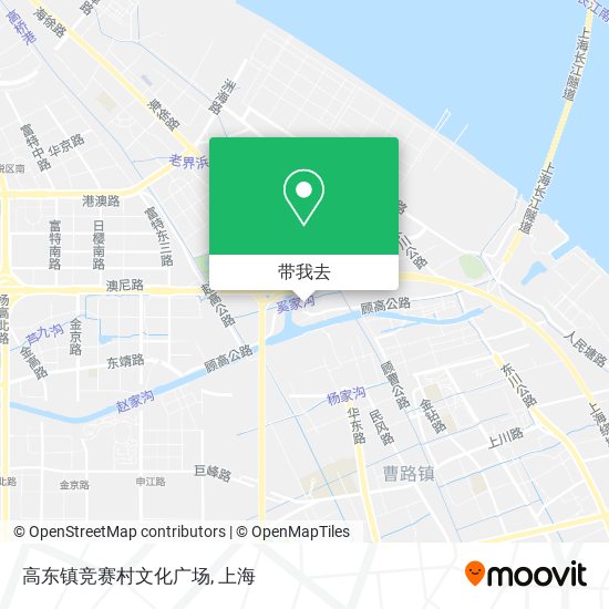 高东镇竞赛村文化广场地图