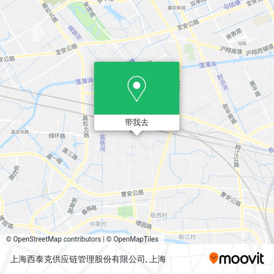 上海西泰克供应链管理股份有限公司地图