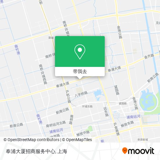 奉浦大厦招商服务中心地图