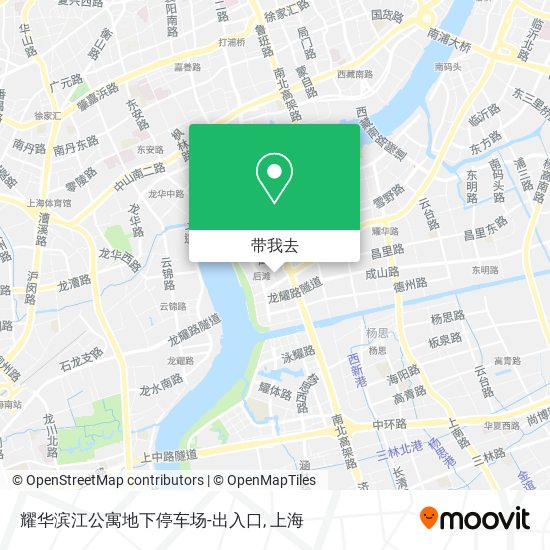 耀华滨江公寓地下停车场-出入口地图
