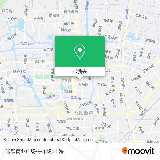 通跃商业广场-停车场地图