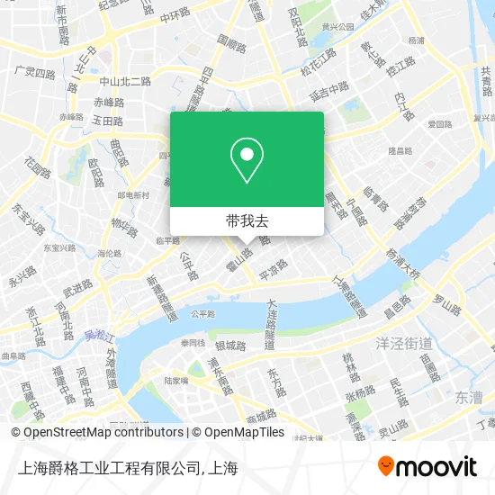 上海爵格工业工程有限公司地图