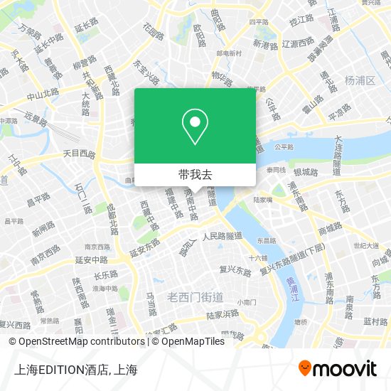 上海EDITION酒店地图