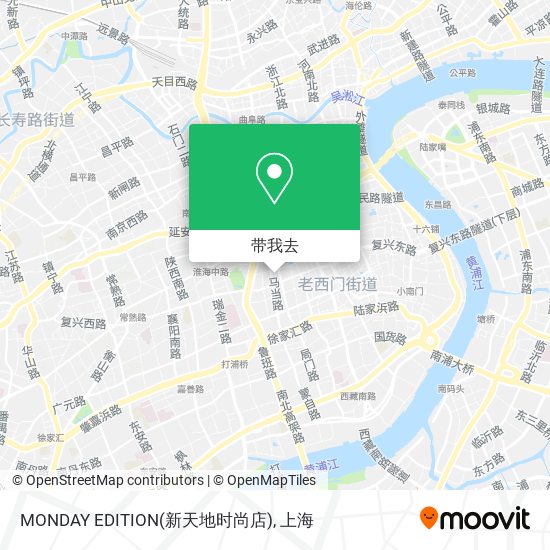 MONDAY EDITION(新天地时尚店)地图