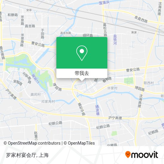 罗家村宴会厅地图