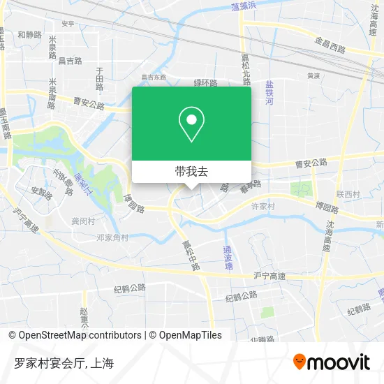 罗家村宴会厅地图