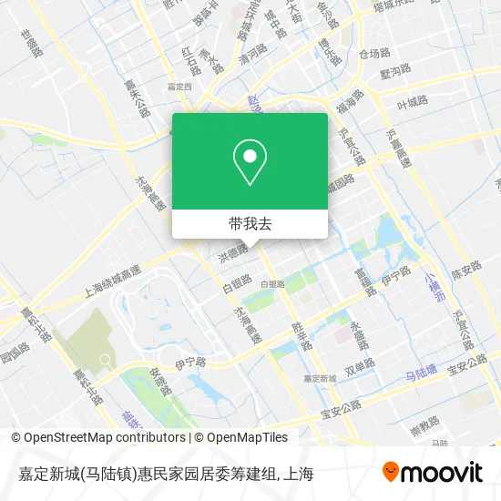 嘉定新城(马陆镇)惠民家园居委筹建组地图