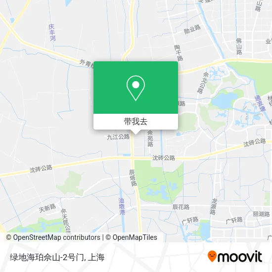 绿地海珀佘山-2号门地图