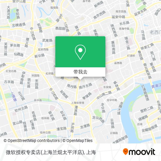 微软授权专卖店(上海兰焜太平洋店)地图