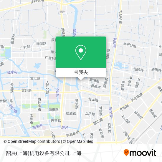 韶展(上海)机电设备有限公司地图