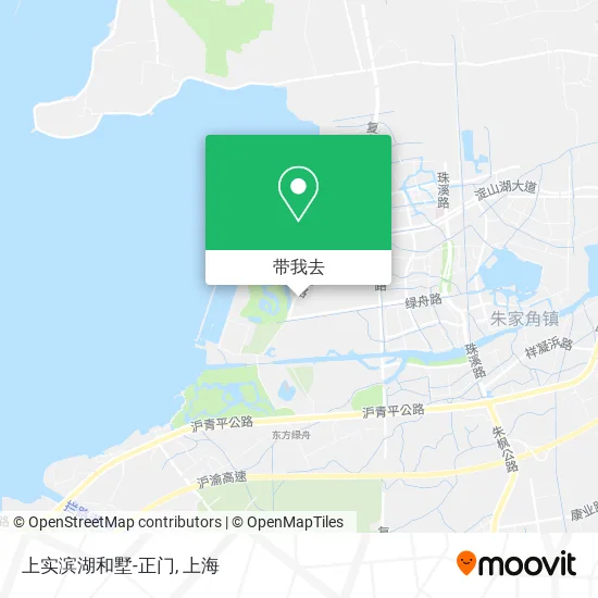 上实滨湖和墅-正门地图