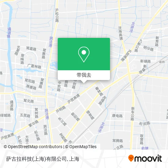 萨古拉科技(上海)有限公司地图