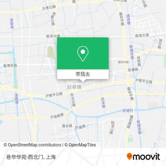 巷华华苑-西北门地图