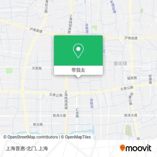 上海普惠-北门地图