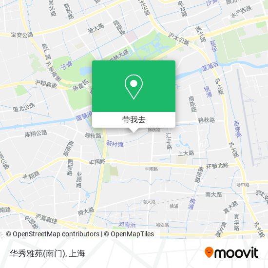 华秀雅苑(南门)地图