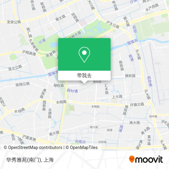 华秀雅苑(南门)地图