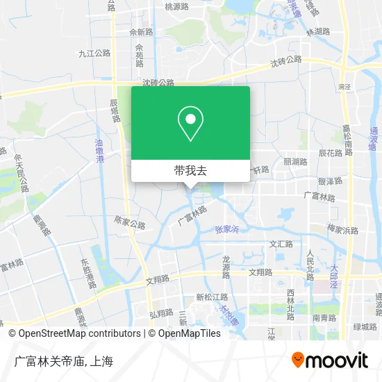 广富林关帝庙地图