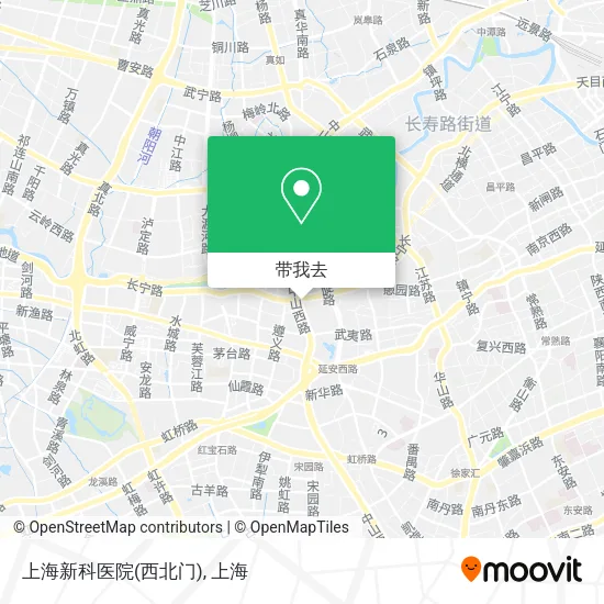 上海新科医院(西北门)地图