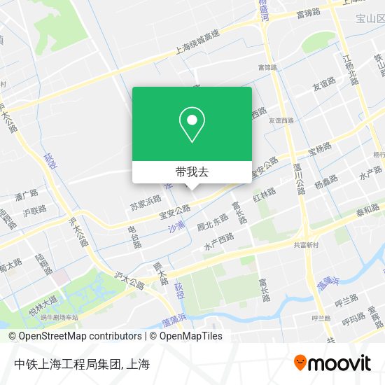 中铁上海工程局集团地图