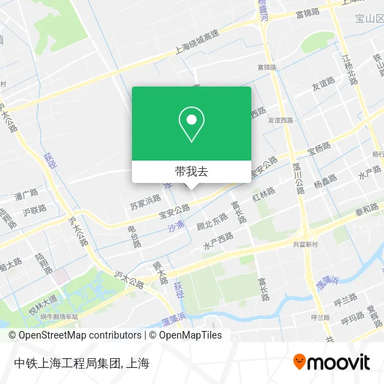中铁上海工程局集团地图