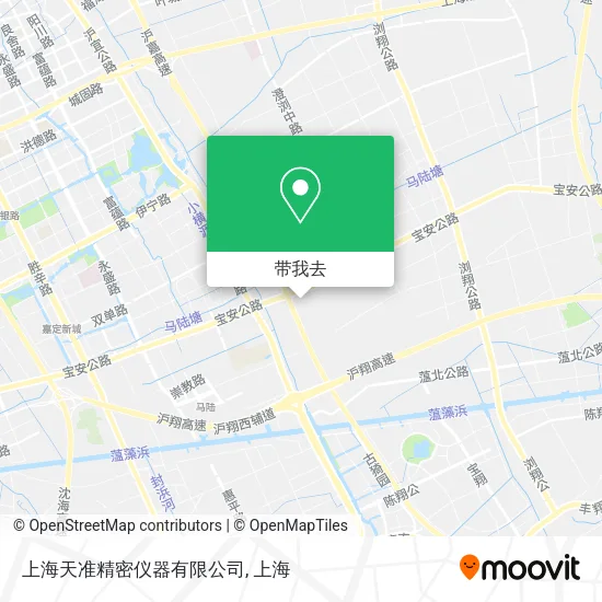 上海天准精密仪器有限公司地图