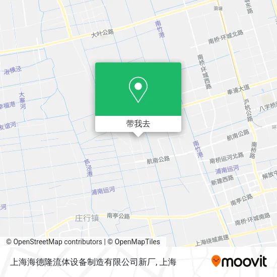 上海海德隆流体设备制造有限公司新厂地图
