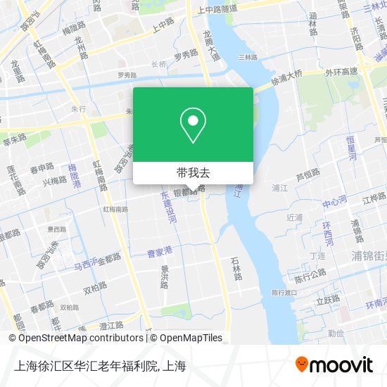 上海徐汇区华汇老年福利院地图