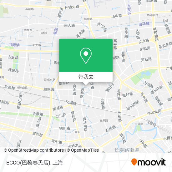 ECCO(巴黎春天店)地图