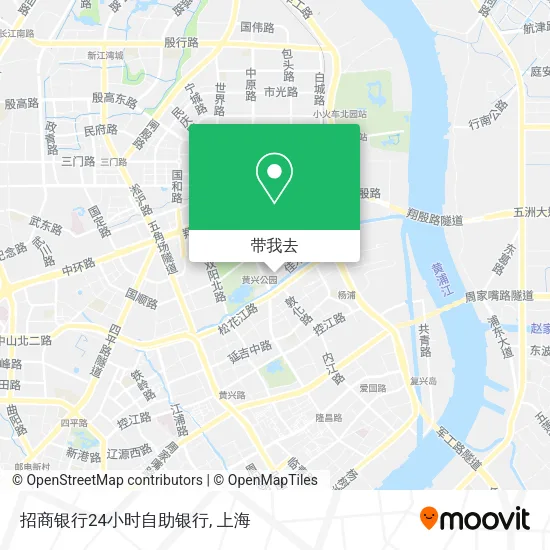 招商银行24小时自助银行地图