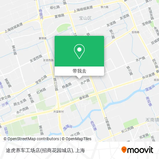 途虎养车工场店(招商花园城店)地图