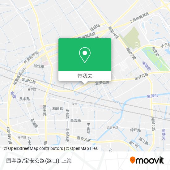 园亭路/宝安公路(路口)地图