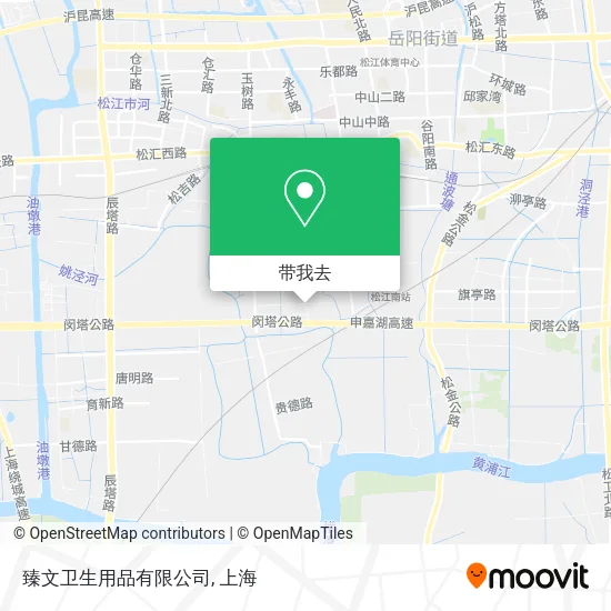 臻文卫生用品有限公司地图