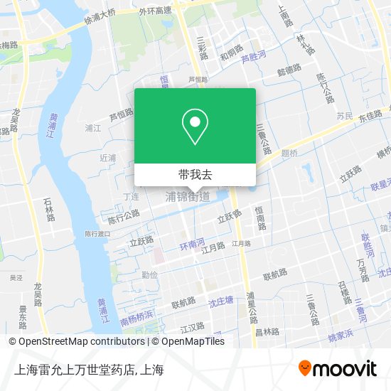 上海雷允上万世堂药店地图