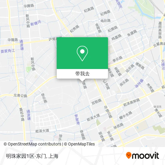 明珠家园1区-东门地图