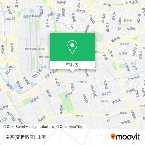 贡茶(黄桦路店)地图