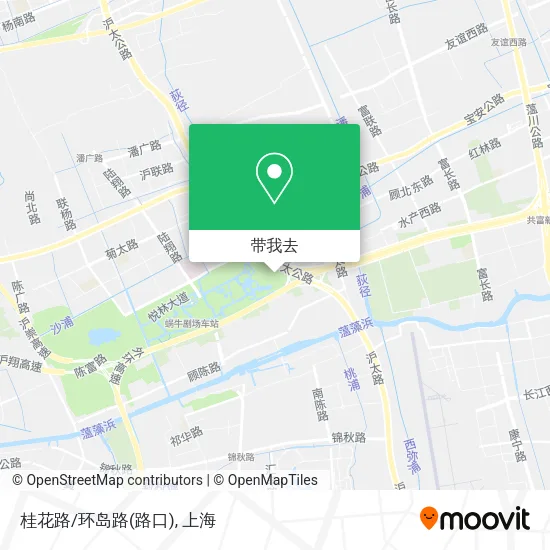 桂花路/环岛路(路口)地图