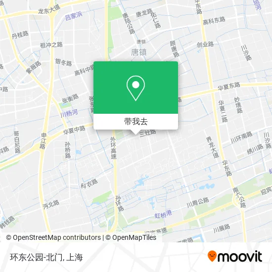 环东公园-北门地图